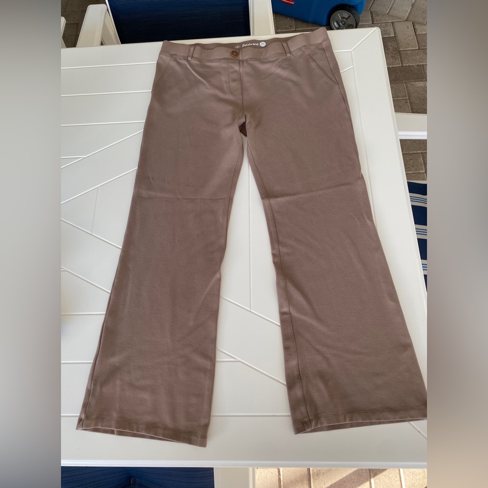 Betabrand brown/tan dress pant yoga pants
